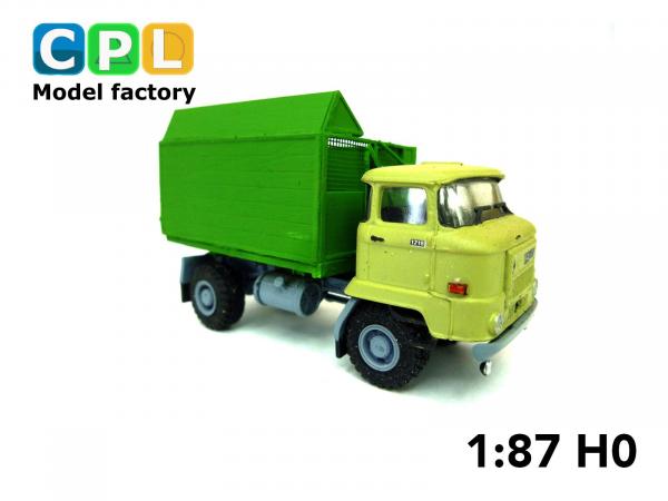 IFA L60 mit Schwerhäckselaufbau SHA16 EAS Variante ll beige gruen